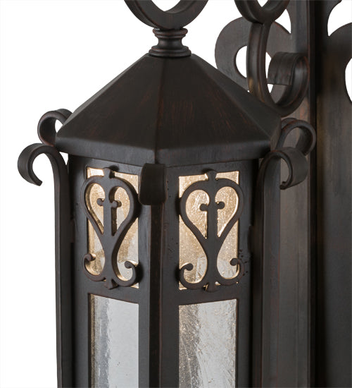 9"W Caprice Lantern Wall Sconce