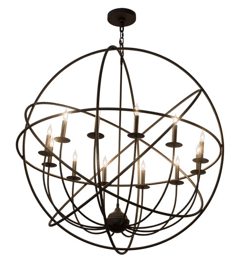 42"W Atom Enerjisi 12 Lt Chandelier