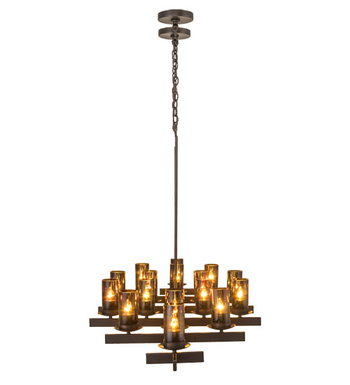 72" Long Dante 16 Lt Oblong Chandelier