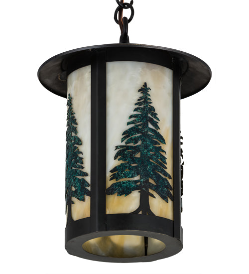 10"W Fulton Tall Pines Pendant