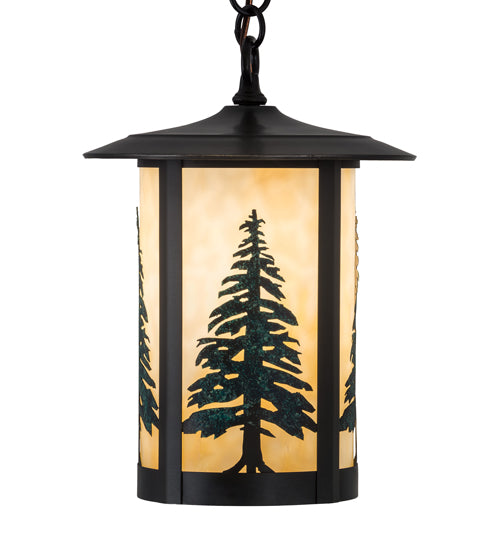 10"W Fulton Tall Pines Pendant