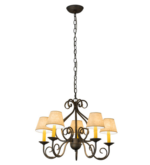 24" Wide Jenna 5 Light Chandelier