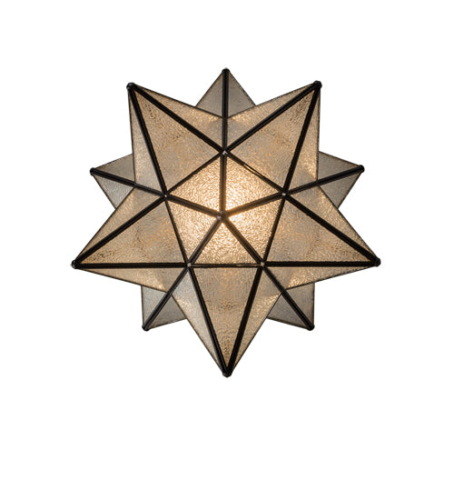 18" Wide Moravian Star Pendant