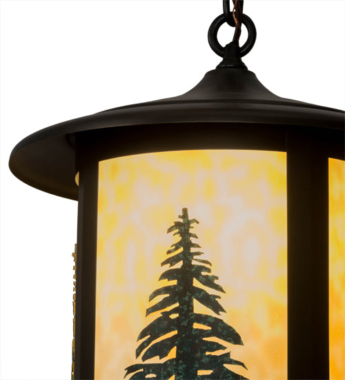 14"W Fulton Tall Pines Pendant