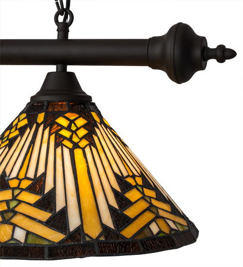 47" Long Nuevo Mission 3 Light Island Pendant