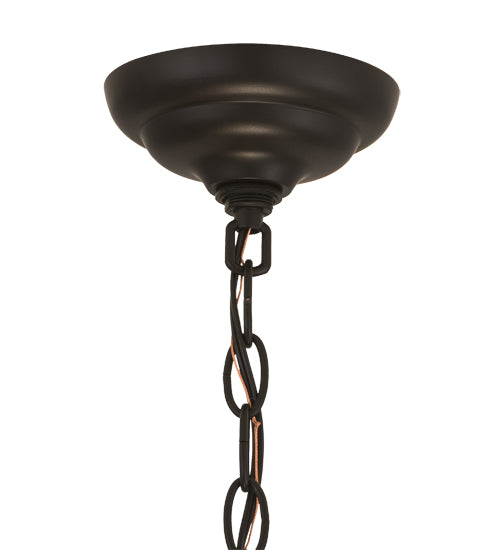 20"W Solar Black 3 Lt Inverted Pendant Hardware