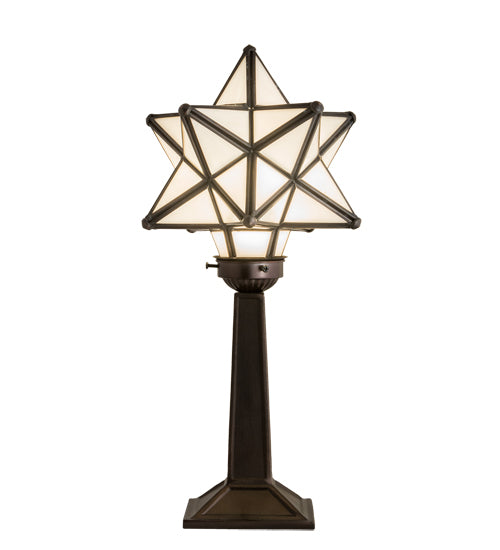 17" High Moravian Star Accent Lamp