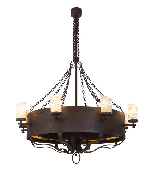 54"W Parnella 24 Lt Chandelier