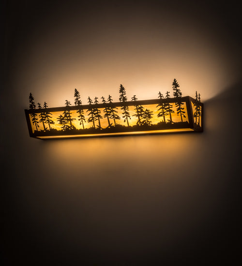 30"W Tall Pines Vanity Light