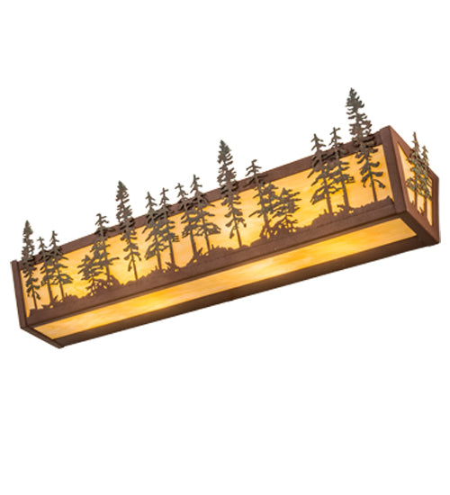 30"W Tall Pines Vanity Light