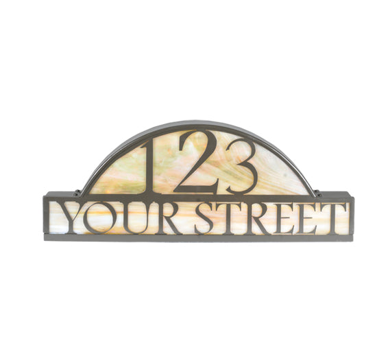 24.5" Wide Personalized Street Address Sign