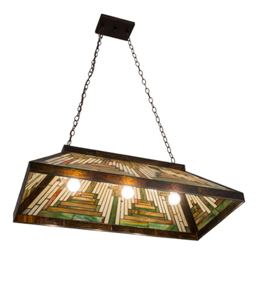 39" Long Nuevo Mission Oblong Pendant