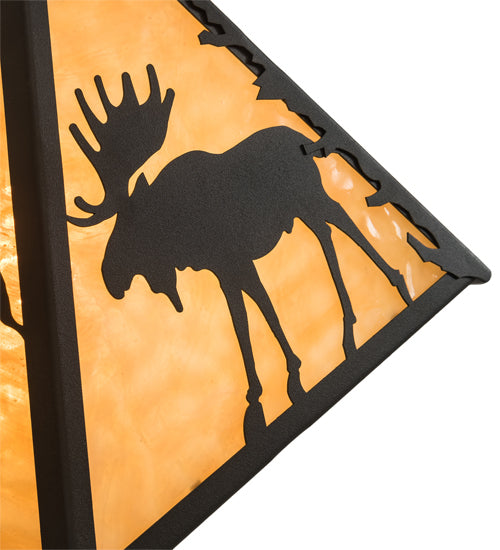 12" Square Moose Shade