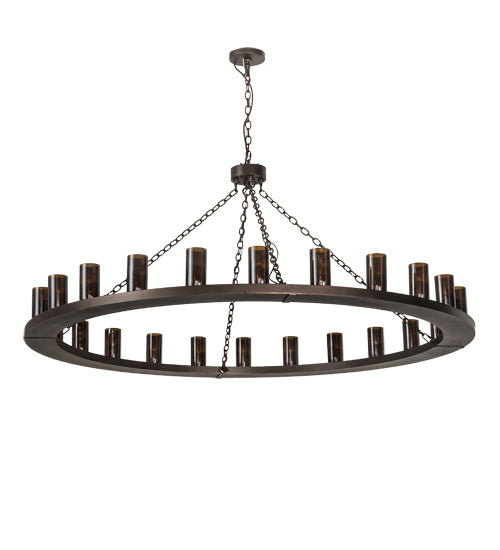 72" Wide Loxley 24 Lt Chandelier