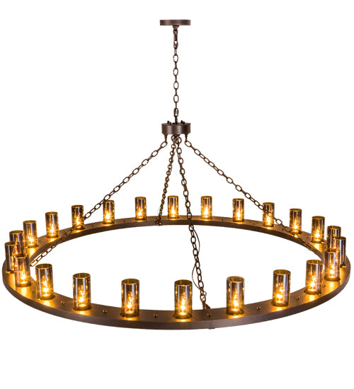 72" Wide Loxley 24 Lt Chandelier