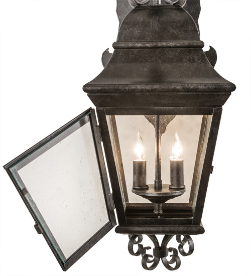 9" Wide Monaco Lantern Wall Sconce