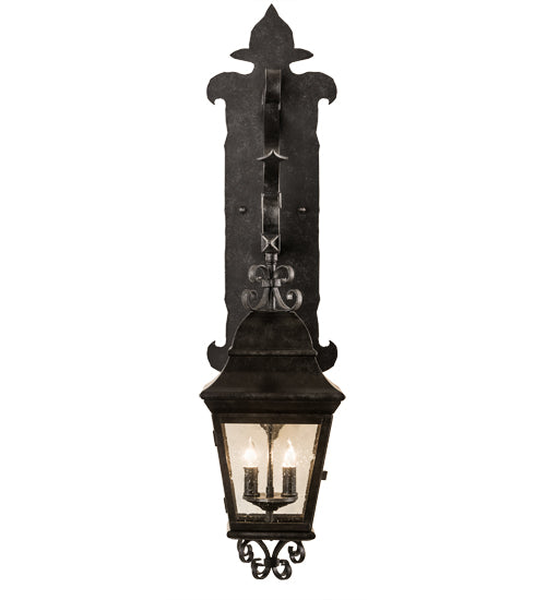 9" Wide Monaco Lantern Wall Sconce