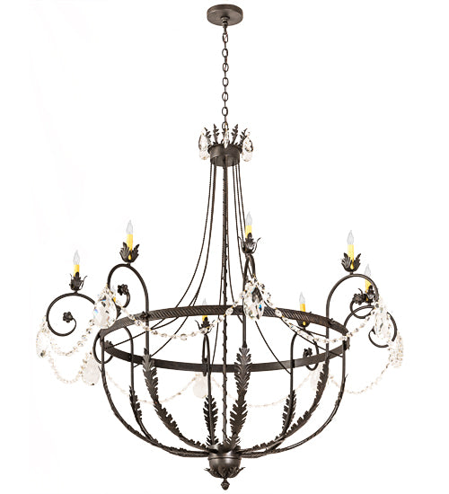 58" Wide Antonia 8 Light Chandelier