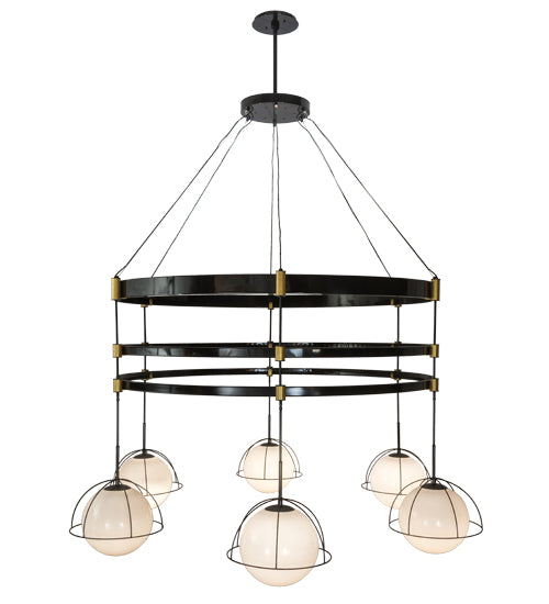 116"W Heliocentricity 6 Lt Chandelier