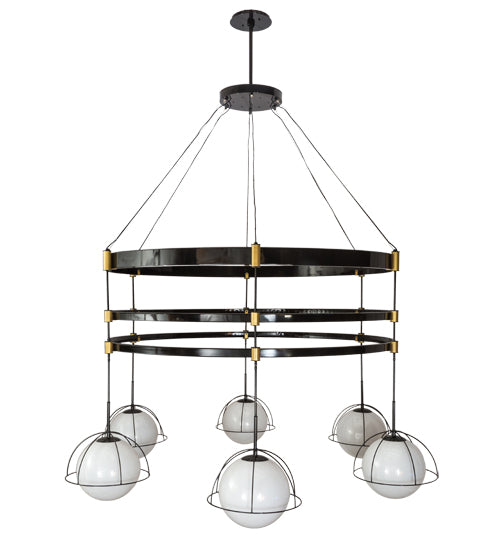 116"W Heliocentricity 6 Lt Chandelier