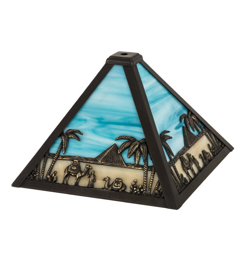 10"Sq Camel Mission Shade