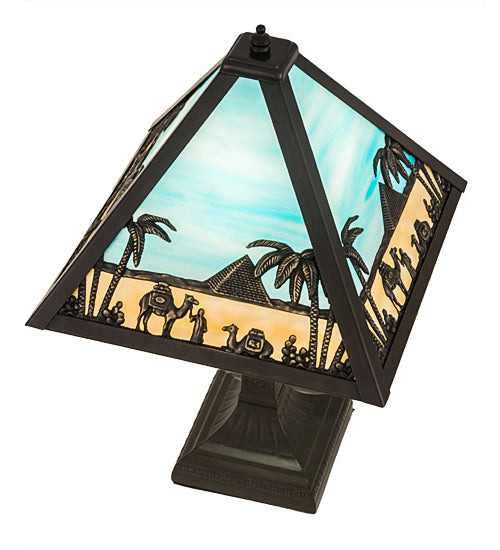 16"H Camel Mission Table Lamp