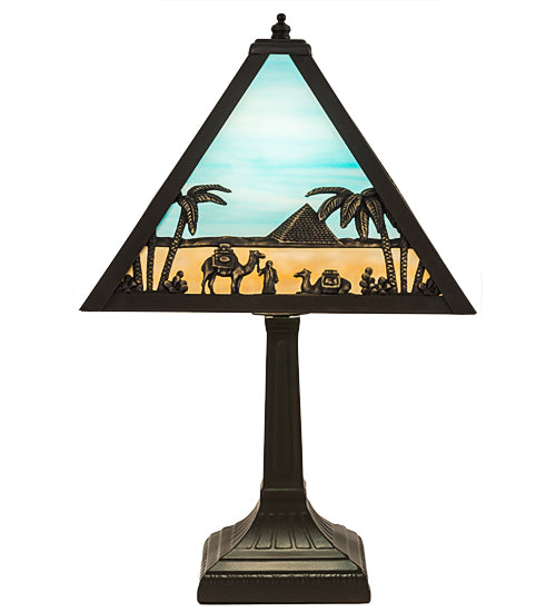 16"H Camel Mission Table Lamp