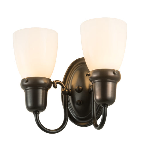 10" Wide Revival Goblet 2 Light Wall Sconce