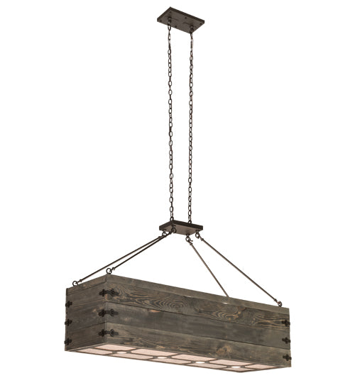 61" Long Reclamare Oblong Pendant