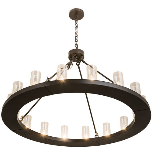 48"W Loxley 16 Lt Chandelier