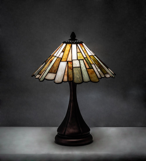 17" High Delta Jadestone Accent Lamp