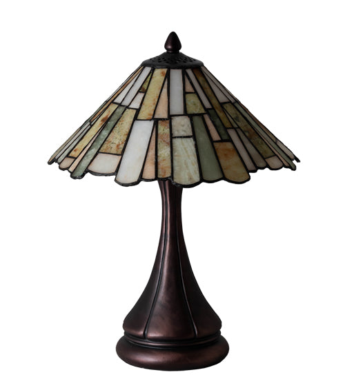 17" High Delta Jadestone Accent Lamp