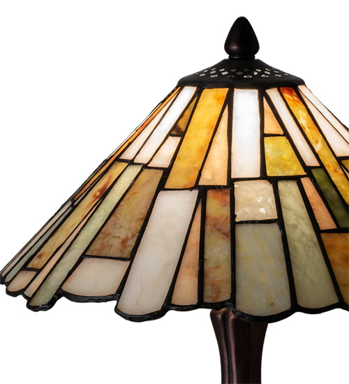 17" High Delta Jadestone Accent Lamp