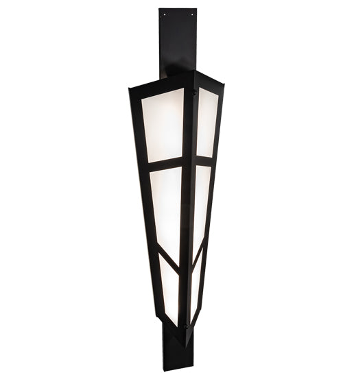 20" Wide Deep Polaris Wall Sconce