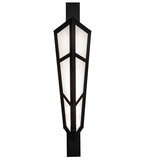 20" Wide Deep Polaris Wall Sconce