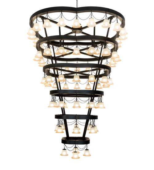 96"W Cretella 84 Lt Chandelier