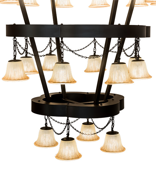 96"W Cretella 84 Lt Chandelier