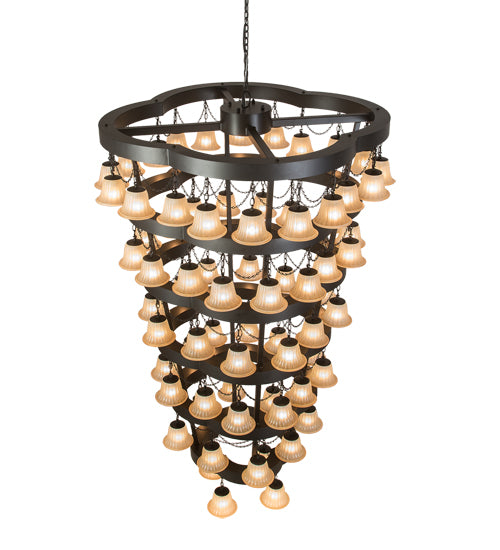 60"W Cretella 72 Lt Six Tier Chandelier