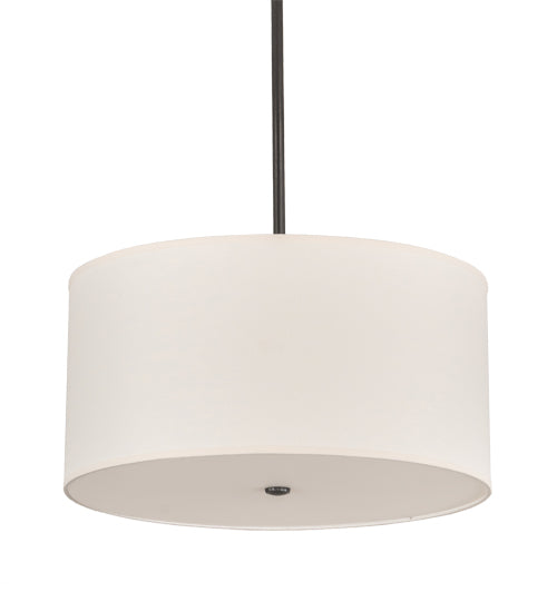 24"W Cilindro Textrene Pendant