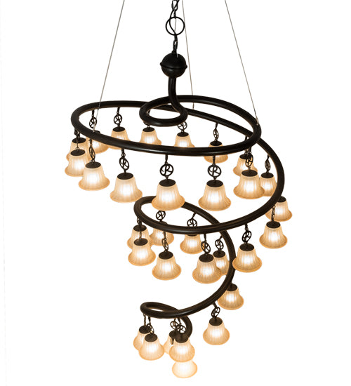 60" Wide Zikloi 30 Lt Chandelier