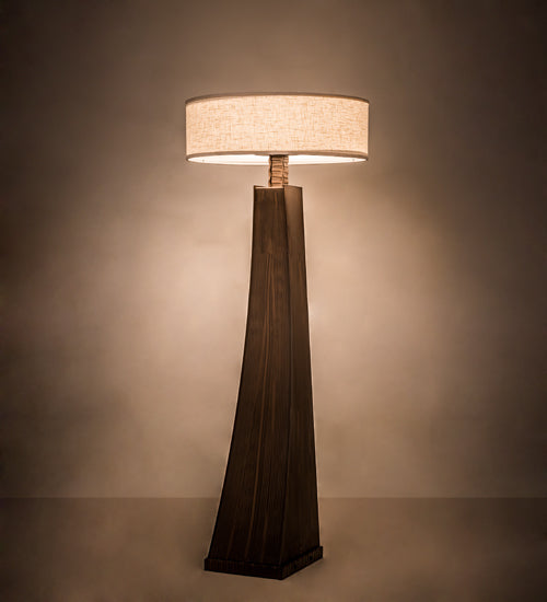 48" High Sophia Crinkle Floor Lamp