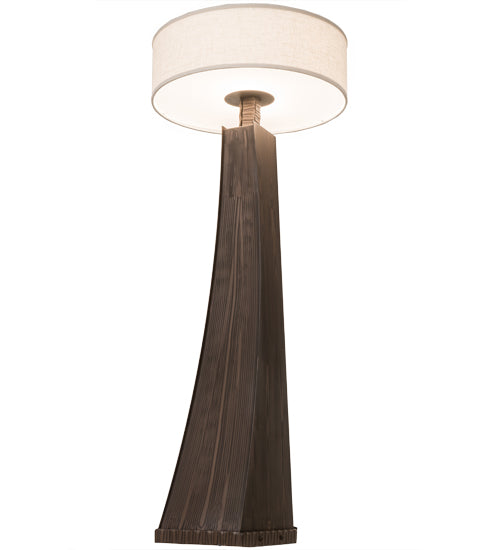 48" High Sophia Crinkle Floor Lamp