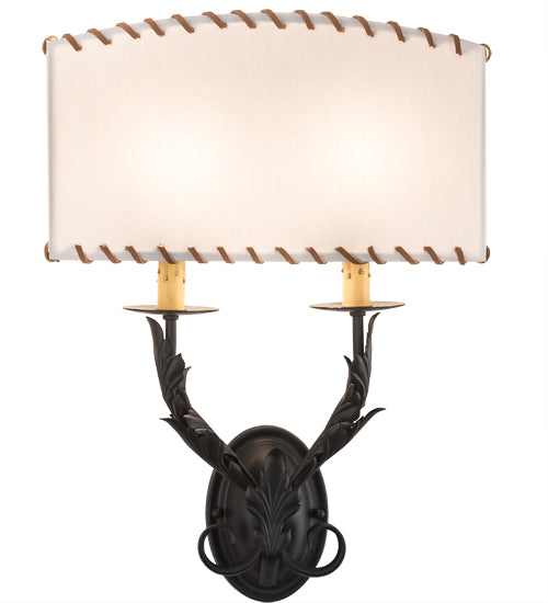 15" Wide Ranchero Wall Sconce