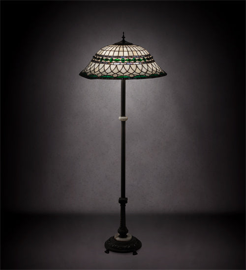 62" High Tiffany Roman Floor Lamp