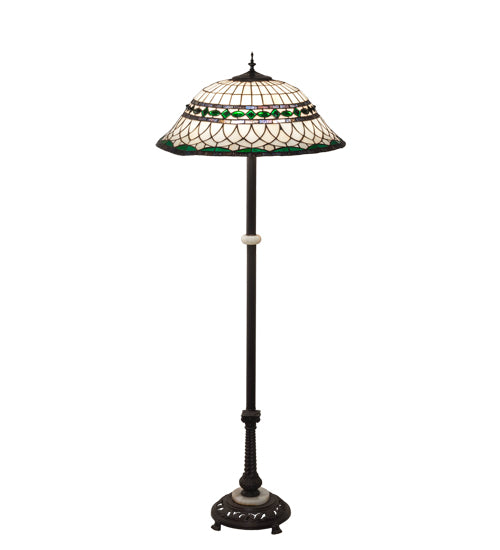 62" High Tiffany Roman Floor Lamp