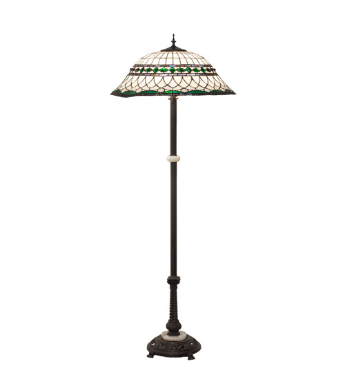 62" High Tiffany Roman Floor Lamp