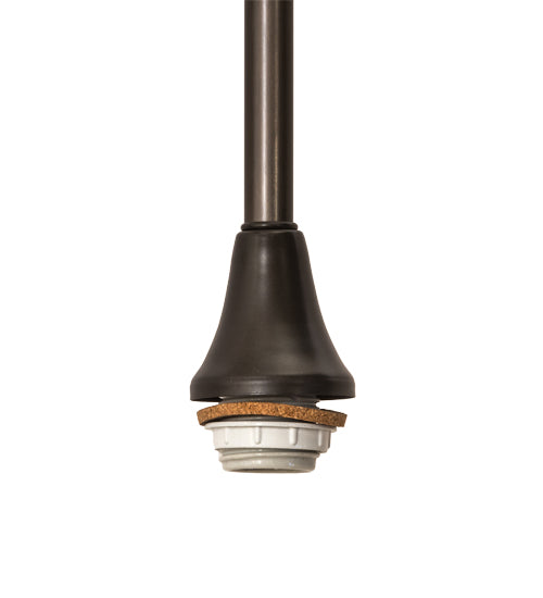 5"W Craftsman Brown 1 Lt Pendant Hardware