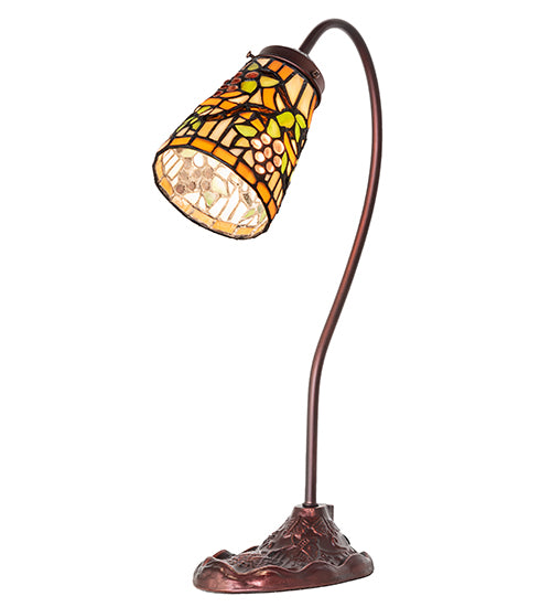 18" High Jeweled Grape Gooseneck Accent Lamp