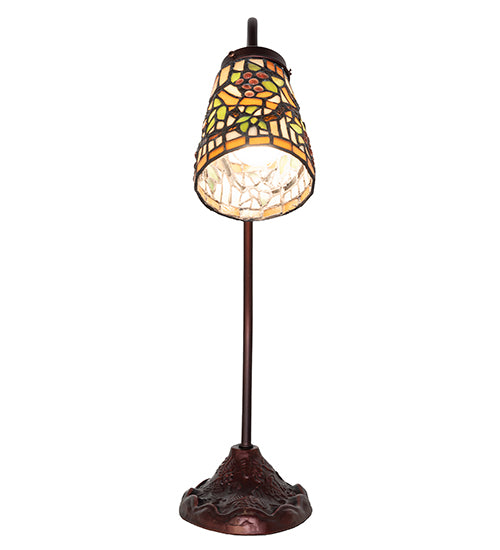 18" High Jeweled Grape Gooseneck Accent Lamp