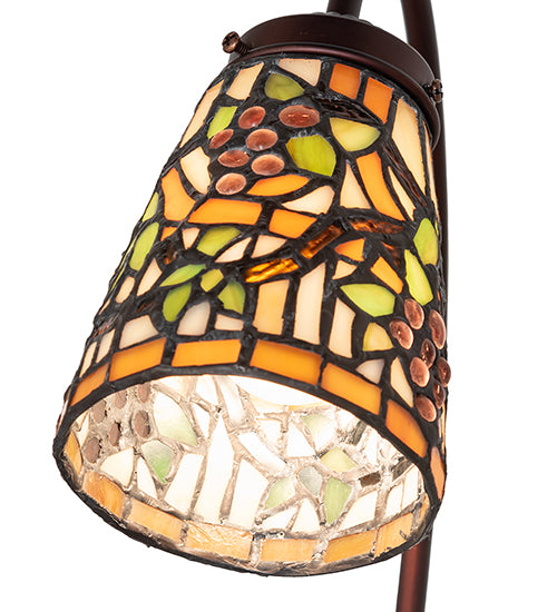 18" High Jeweled Grape Gooseneck Accent Lamp